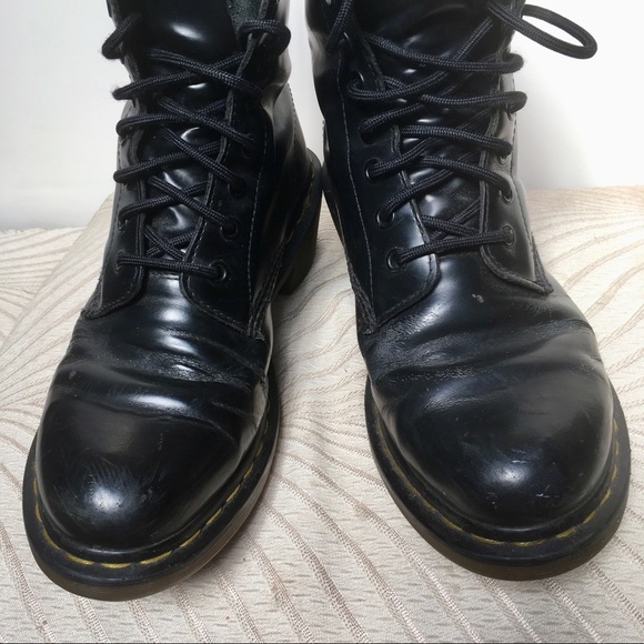 SOLD Dr Martens Clemency lace-up combat boots mens - Picture 4 of 5